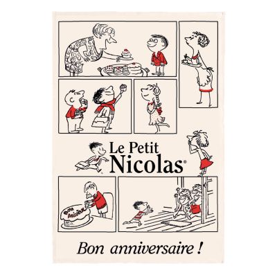 Toalha de chá Petit Nicolas The Birthday 48 X 72