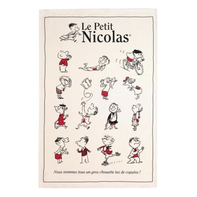 Toalha de chá Petit Nicolas Les Copains 48 X 72